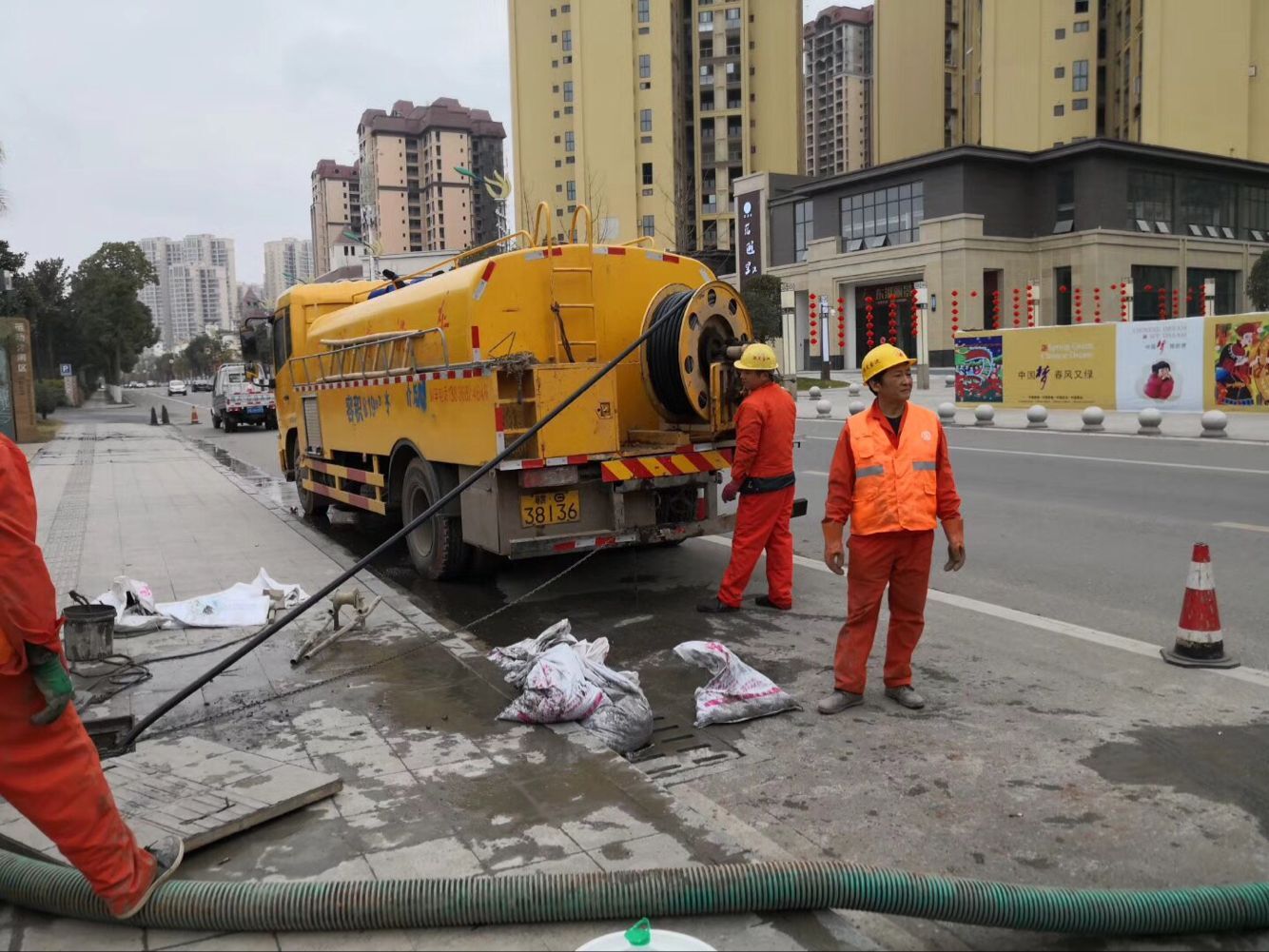 思南排污管道清淤-管道清洗